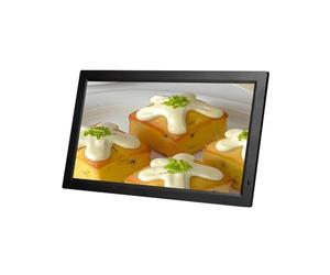 Cadre Photo numérique LED 22-24 Pouces, Prend en Charge la Lecture en Boucle de Calendrier/vidéo/Image, Album Photo électronique de publicité à Domicile.(Black,22-inch)