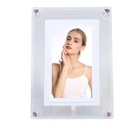 Cadre Photo Numérique LED de 5 Pouces avec Haut-Parleur intégré de Mémoire 4 Go, Support 1080p pour Le Bureau à Domicile, il Suffit de Mettre des Photos, des Vidéos et de la