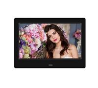 Cadre Photo numérique LED HD 7 Pouces, Horloge, Calendrier, Lecteur vidéo, Prise en Charge des Cartes USB/MMC/SD/MS, Lecteur de Films MP3 MP4 800 x 480 Easy Share(Black)