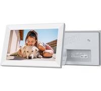 Pexar Lexar Terra Cadre photo numérique gris 25,8 cm, écran antireflet pour une clarté extraordinaire, partage facile de photos ou de vidéos via l'application Frameo, le bon choix pour offrir