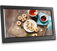 Cadre photo numérique multi-tailles de grande taille 22/24/27/32 pouces, prend en charge la vidéo et la musique, le diaporama peut être fixé au mur, facile à utiliser pour les personnes âgées (noir 2