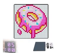 Cadre photo numérique Pixel, 32 x 32 LED programmable, accessoires de jeu, réveil numérique, lumière néon - Décoration d'éclairage unique, décoration de chambre glamour