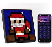 Cadre Photo numérique Pixel Art avec, DIY Animation Pixel Art Enceinte Bluetooth, Décor Cyberpunk, Ecran Digital Intelligent pour Art Mural et Décoration de Salle de Jeux (32 * 32)