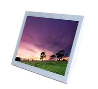 Cadre Photo numérique réseau sans Fil de 15,6 Pouces Album Photo électronique Ensemble de système de Lecteur publicitaire Mural Cadre Photo présentoir Version télécommandée Noir (Blanc)