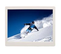 Cadre Photo Numérique, Résolution 1600 X 1200, Cadre Photo Numérique 16 Pouces, Opération Facile pour Les Fêtes en Plein Air (Prise UE 100-240 V)