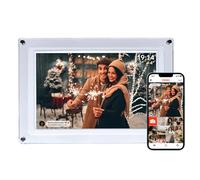 Cadre Photo Numérique, Rollei Smart Frame WiFi 109 10,1 Pouces 1280x800 IPS Écran Tactile Mémoire Intégrée 32Go Partage Photos et Vidéos Via Frameo pour Cadeaux Acrylique Cadre-Photo-Numérique-Frameo
