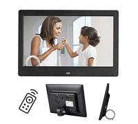 Cadre Photo numérique Spacmirrors, Cadres Photo numériques à écran IPS de 10 Pouces avec emplacements pour Carte SD USB et Cadre Photo numérique télécommandé HD 16:9 écran Large 1280 * 800 (