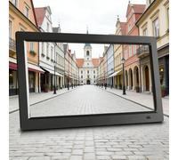 Cadre photo numérique - télécommande, lecteur de carte USB/SD, prend en charge vidéo/musique/photo/e-book, calendrier/horloge, capteur humain, marche/arrêt automatique, mémoire hors tension