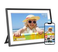 Cadre Photo numérique Wi-FI 10,1" 1280 x 800 IPS LCD - Mémoire intégrée de 32 Go - Rotation Automatique - Partagez instantanément des Moments de n'importe où Via l'application Frameo - Noir