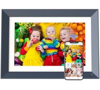 Cadre photo numérique Wi-Fi de 10,1 po - Cadre intelligent de 16 Go, écran tactile IPS, rotation automatique, diaporama, chargement vidéo du téléphone vers un cadre numérique via application e-mail