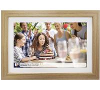 Denver Cadre photo numérique PFF-1042LW 10,1 pouces HD IPS 16 Go Frameo Bois clair