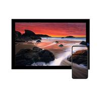 Cadre Photo numérique WiFi 32 Pouces, Prend en Charge la Lecture programmée et la Mise sous et Hors Tension programmée, qualité d'image Full HD 1920 x 1080 IPS (Color : Black)
