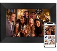 Cadre Photo Numérique WiFi 8 Pouces Avec écran Tactile IPS HD, Version Améliorée 2022, Configuration Facile pour Partager des Photos ou des Vidéos à Distance via l'application AiMOR, Où Que Vous Soyez