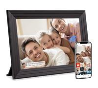 Cadre Photo Numérique WiFi Connecté - 10,1 Pouces 32Go Frameo 1280x800 HD Cadres Video Grand Format IPS Écran Tactile Rotation Automatique Espace Electronics Digital Frame Album Luakug