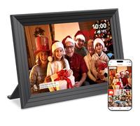 Cadre Photo Numérique WiFi Connecté 10,1 Pouces Electronics Digital Frame Album Grand Format 32 Go Frameo 1280x800 HD Cadres Video/Photos IPS Écran Tactile Rotation Automatique Espace ShabanJesy