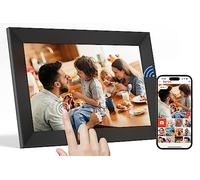 Cadre photo numérique WiFi de 10,1", écran tactile Smart Cloud, installation facile, rotation automatique, cadeau pour amis et famille