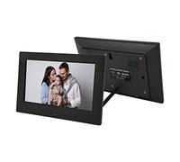 Cadre Photo numérique WiFi de 7 Pouces, résolution HD 1024x600, Cadre Photo à Angle de Vision de 175 degrés adapté à Divers scénarios (US Plug)