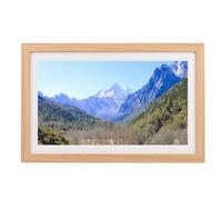 Cadre Photo Numérique WiFi, écran Tactile IPS 15,6 Pouces, Conception du Capteur de gravité, Mémoire 16 Go, Partage D'applications Frameo, Montage Mural, Processeur RK3326,