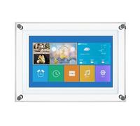 Cadre Photo Numérique WiFi en Acrylique 32G, avec Réglage De L'heure, Commande D'envoi De Téléphone avec Écran De Batterie Easy Partager