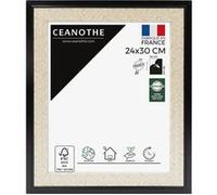 Cadre photo Palma noir 24x30 cm CEANOTHE en résine recyclée Verre acrylique Incassable - Fabriqué en France Noir G