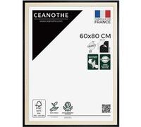 Cadre photo Palma noir 60x80 cm CEANOTHE en résine recyclée Verre acrylique Incassable - Fabriqué en France Noir G