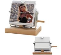 Cadre photo personnalisé à rabat, machine d'animation personnalisée, album photo mécanique à manivelle à la main, cadre photo de mémoire de famille, cadeau créatif pour la fête des mères pour les