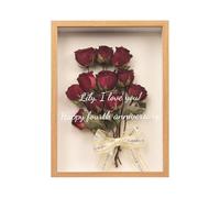 Cadre photo personnalisé en bois séché avec lumière, 20,3 x 30,5 cm