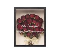 Cadre photo personnalisé en bois séché avec lumière, 20,3 x 30,5 cm