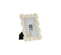 Cadre photo Polyrésine Camelia Shabby Chic 15x20cm Crème