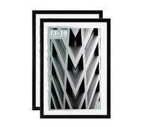 Cadre photo pour affiche MCS Gallery Foundation, noir, 33 x 48 cm, lot de 2
