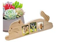 Cadre Photo pour Animal de Compagnie,Décor de Bureau en Bois pour Souvenir,Cadre Photo Pour Animaux Mémento De Sympathie | Pour Les Funérailles, Le Souvenir, La Sympathie, Le Salon, La Chambre Et Le B