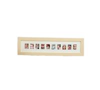 Cadre Photo pour Bébé Enfants Cadre Photo pour Enregistrement De Croissance Cadre Photo Nouveau-né 2,5 X 3,5 Cm Décoration De Maison Bureau pour étudiant Campus (Bois)