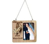 Cadre Photo pour Le Mariage Compte à Rebours Engagé Engagement Cadeaux Mur Décor de Table Marron RP026 G