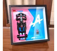 Cadre photo pour Lego Speed F1, panneaux muraux décoratifs pour la maison ou le bureau, support mural pour objets de collection pour adultes (voiture non incluse) (pour Lego 77248 BWT F1)