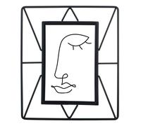 Cadre photo pour portrait "Flint", noir, 10 x 15 cm