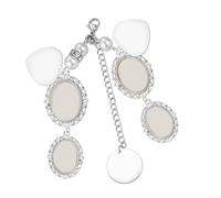 Cadre photo pratique pour décoration de bouquet de mariée, décoration et loisirs créatifs, pendentif commémoratif ovale en dentelle