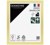 Cadre photo Precious doré 24x30 cm CEANOTHE en résine recyclée Verre acrylique Incassable - Fabriqué en France Doré G