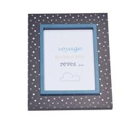 Cadre Photo Rectangle En Mdf - Lazare Bleu TU