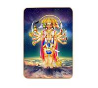 Cadre photo religieux Hanuman à cinq visages pour décoration murale de maison, temple (15,2 x 20,3 cm)