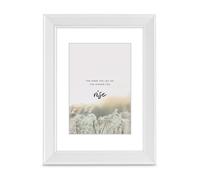 Cadre photo - Rise - Bois - 30 x 40 cm - Blanc - Style classique intemporel