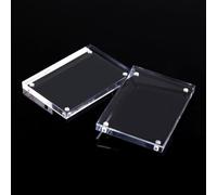 Cadre photo robuste en acrylique avec aimant pour présenter vos photos préférées (7 x 12 cm)