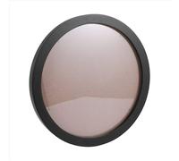 Cadre photo rond en bois de 25 cm (10 pouces), cadeau créatif à faire soi-même, support mural en bois, décoration intérieure (noir)