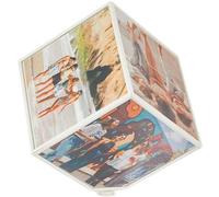 Cadre photo rotatif 6 faces Kube 10 x 10 cm