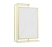 Cadre photo rotatif double face pour peintures et œuvres d'art - Support polyvalent sur table ou mural