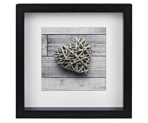 CADRE PHOTO "SCALA" NOIR 23X23