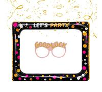 Cadre Photo Selfie,Cadre Photobooth,Cadre Photo Gonflable,Cadre Photo d'anniversaire Cadre Gonflable en PVC Accessoire de Fête Gonflable Accessoires Photographie Fête