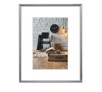 Cadre photo - Séville - Argenté mat - Polystyrène - 60x80 cm