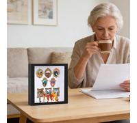 Cadre Photo Shadow Box - Vitrine De Silhouette Du Musée De La Mémoire Familiale, Double Face En Bois | Cadre Profond, Rangement DIY Pour Photos, Fleurs Séchées, Artisanat, Médailles, Bouquet