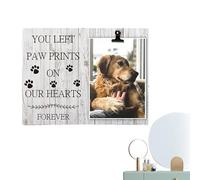 Cadre photo souvenir pour chien - Cadre photo pour chiens qui ont passé | Cadeaux souvenirs pour chien pour perdre du chien | Photo souvenir en bois | Sympathy Photo Keepsake Cat Dog Loss Gift