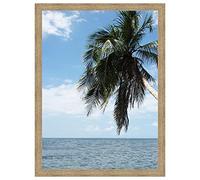 Cadre Photo sur Mesure 54x70 cm ou 70 x 54 cm Cadres Naturel Beige, 3.5 cm de Largeur